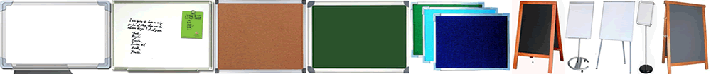Whiteboard, A Frame Board, Black Board, Chalkboard, Felt Board, Cork Board, Pin Board, Display Stand by More Boards Inc.